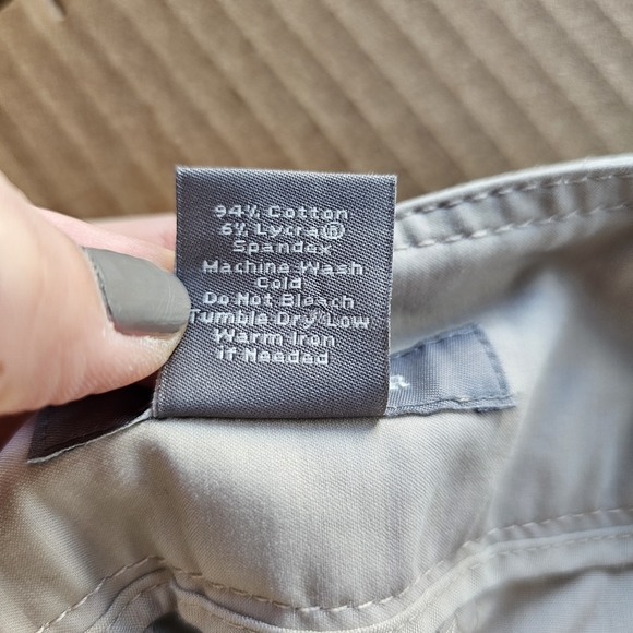 Ann Taylor Margot Khaki Wide Leg Capri Pants sz 10 - Picture 3 of 9